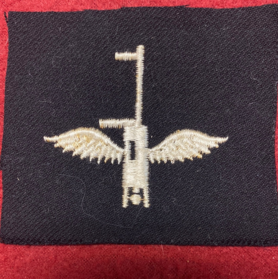 VINTAGE US Navy Coast Guard AERIAL GUNNER Sew On Patch (08cc140)