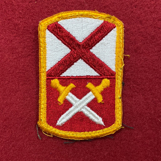 VINTAGE US Army 167th Support Command Patch Sew-On (12o34)