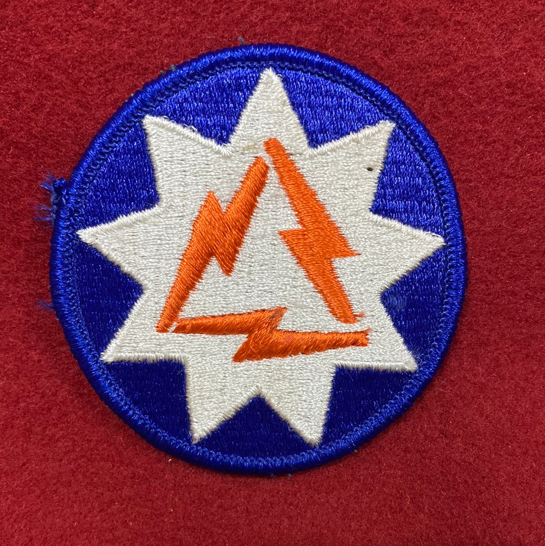 VINTAGE US Army 93rd Signal Brigade Patch Sew-On (12o60)
