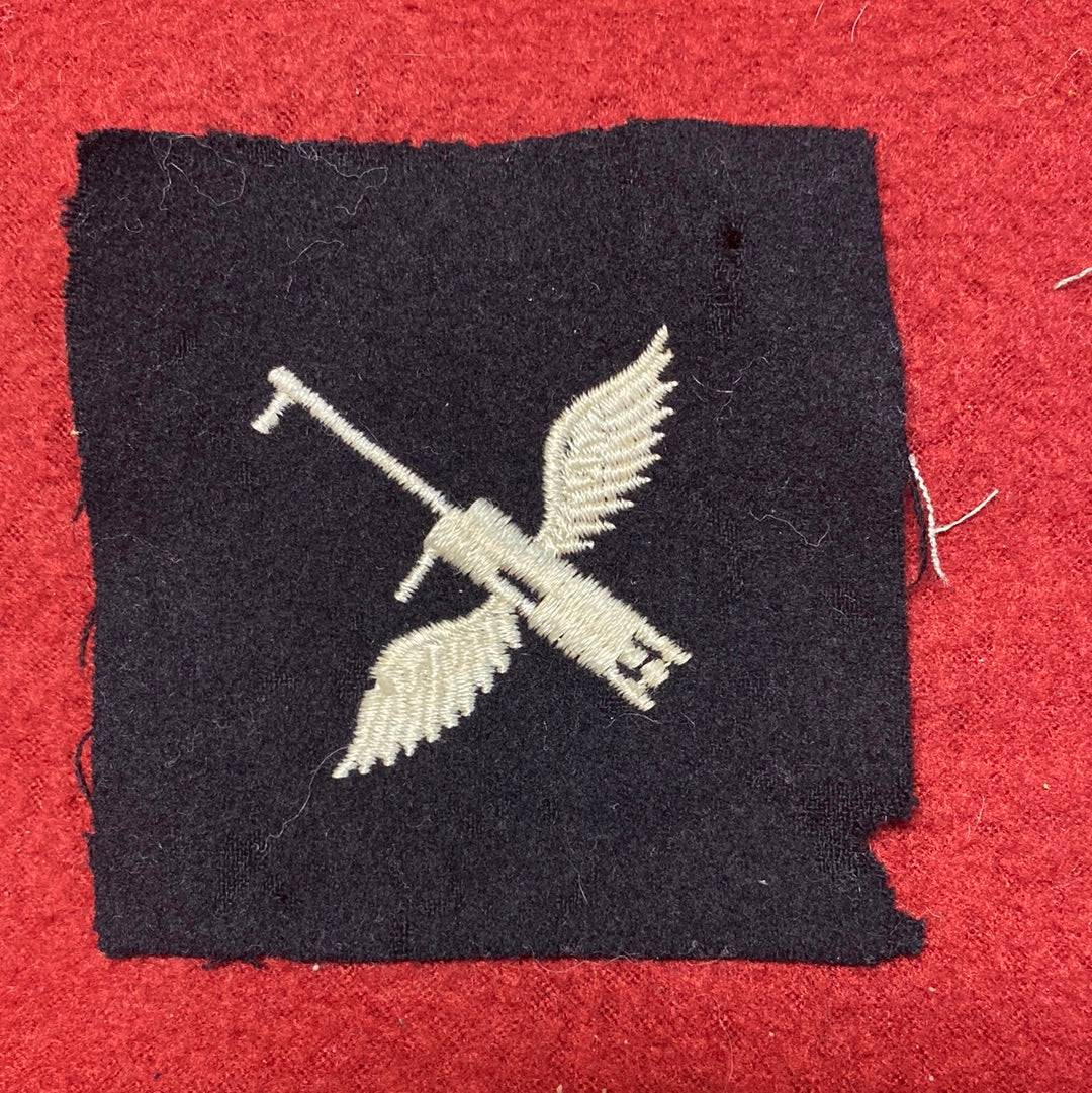 VINTAGE US Navy Coast Guard AERIAL GUNNER Sew On Patch (WSB09-142)
