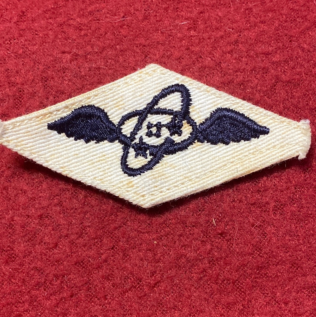 VINTAGE US Navy Coast Guard AVIATION ELECTRONICS TECH. Sew On Patch (08cc101)