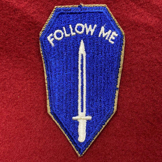 VINTAGE US Army Infantry Training School Patch Sew-On (12o39)