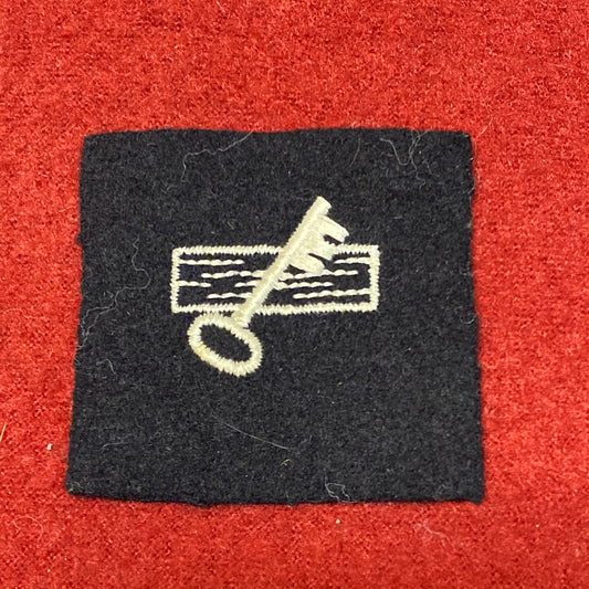 VINTAGE US Navy Coast Guard DISPERSING CLERK Sew On Patch (WSB09-162)