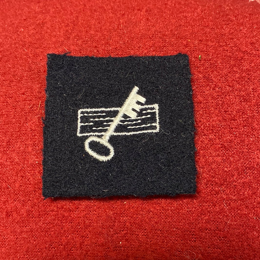 VINTAGE US Navy Coast Guard DISPERSING CLERK Sew On Patch (WSB09-163)