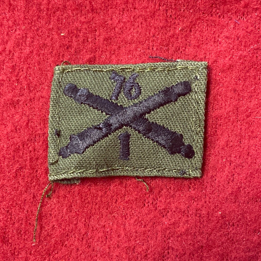 VINTAGE US Army Artillery Patch Sew-On (WSB01-07)