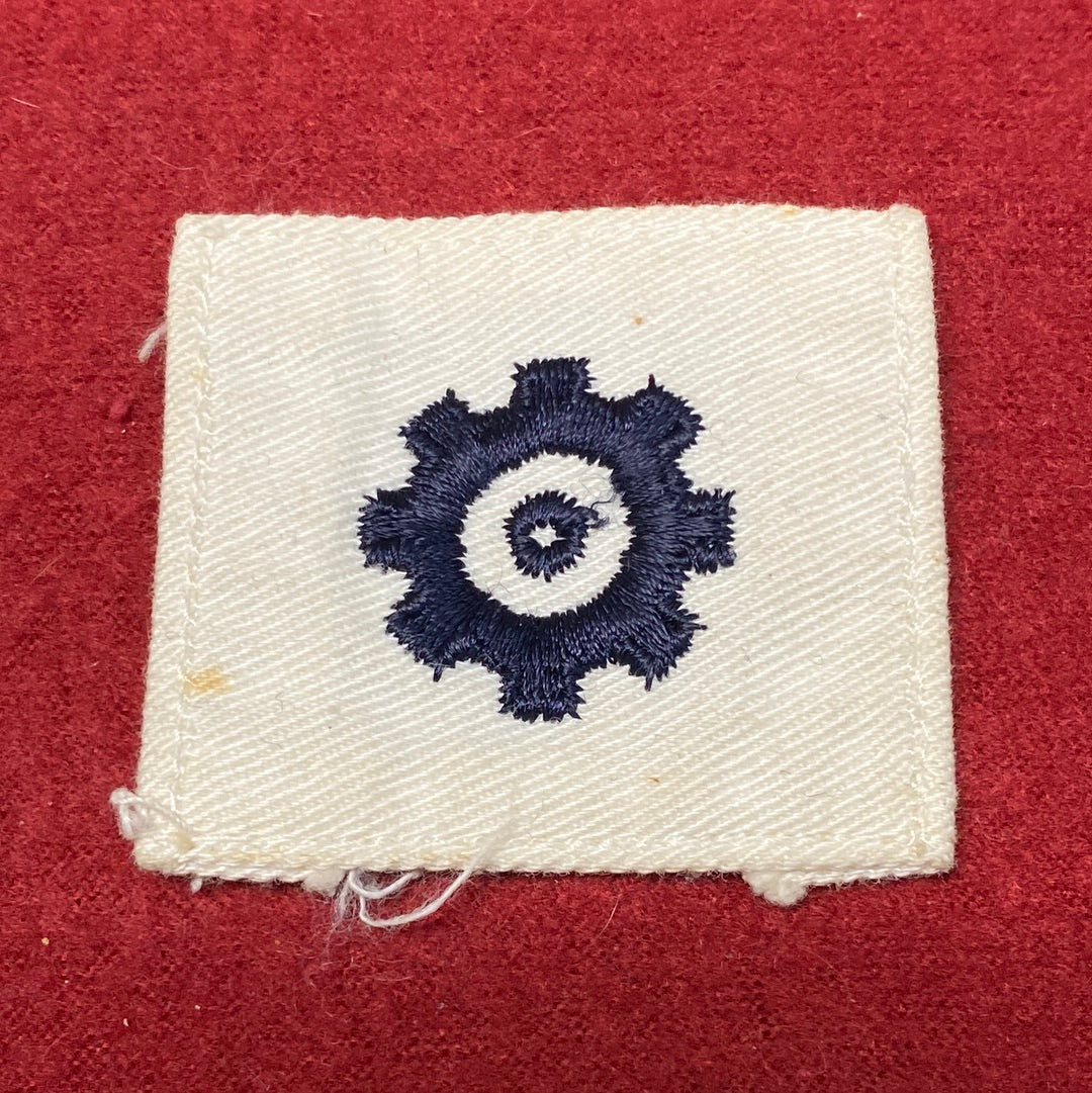 VINTAGE US Navy Coast Guard ENGINEMAN Sew On Patch (WSB09-193)