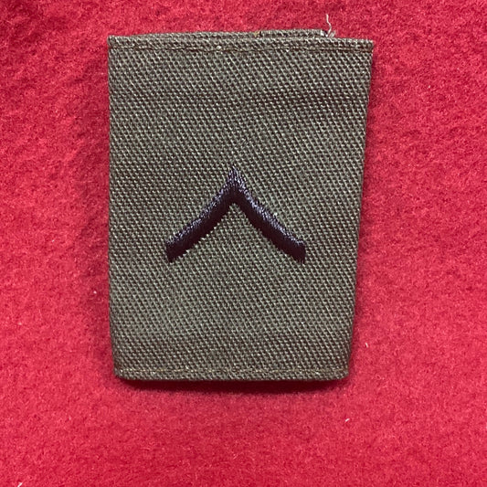 US Army PRIVATE PV2 Rank GORE-TEX Woodland Slide-On OD Black (bu01-sp5)