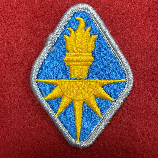 VINTAGE US Army Military Intelligence School Patch Sew-On (12o95)
