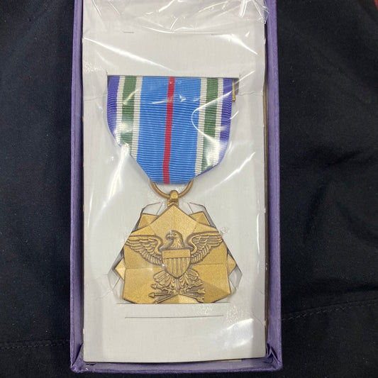 VINTAGE US Army JOINT SERVICE ACHIEVEMENT Medal Ribbon (wsb02-49)