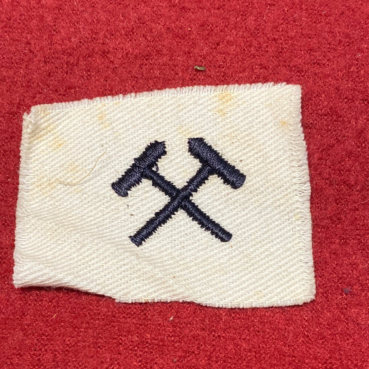 VINTAGE US Navy Coast Guard METALSMITH/MOLDER Sew On Patch (WSB09-168)