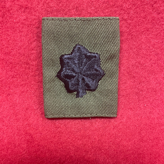 US Army LIEUTENANT COLONEL LTC Rank Gore-tex Subdued OD Black Woodland (bu02-co3)