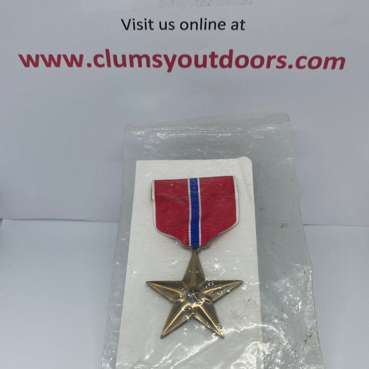 Vintage US Military WWII Bronze Star Army (2cc06)
