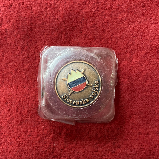 VINTAGE US Army Slovenska Voiska Coin (04cc66)