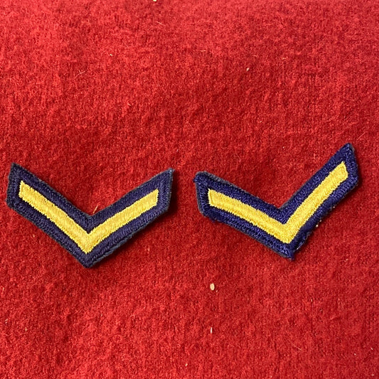 SET OF VINTAGE US Army Private Rank Patch Sew-On (04cc104)