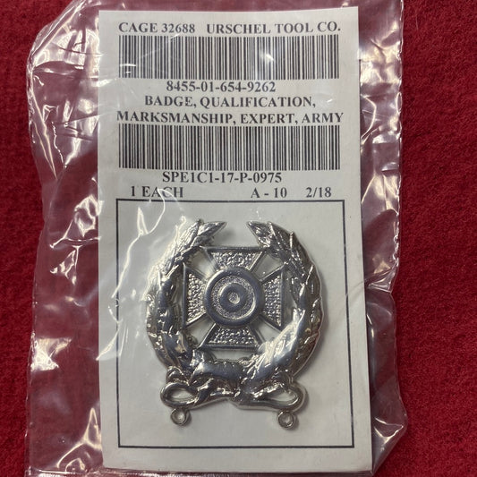 VINTAGE US Army EXPERT MARKSMANSHIP BADGE Pin (04cc44)