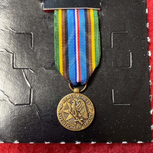 VINTAGE US Army ARMED FORCES EXPEDITIONARY MINI MEDAL (WSB03-123)