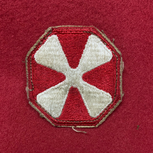 VINTAGE US Army 8th Army Patch Sew-On (12o72)