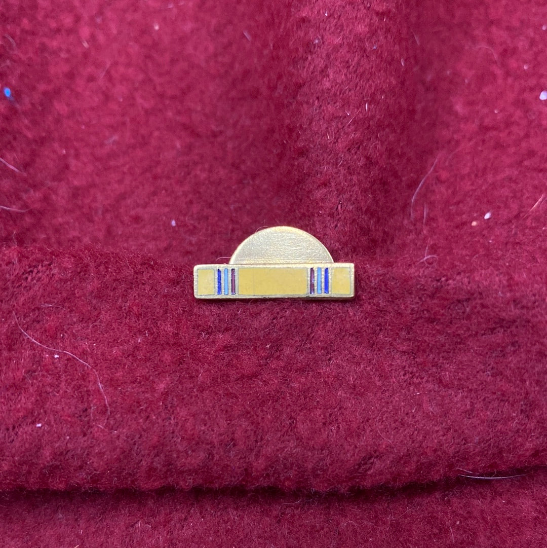 Vintage US Military WWII American Defense Campaign Ribbon Pin Army (db60)