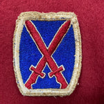 VINTAGE US Army 10th Mountain Patch Sew-On (12o93)
