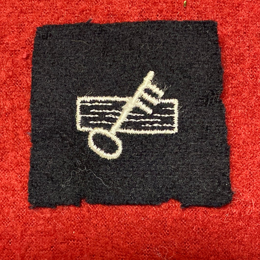 VINTAGE US Navy Coast Guard DISPERSING CLERK Sew On Patch (WSB09-165)
