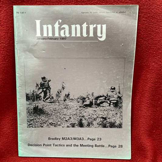 VINTAGE Jan-Feb 1997 "Infantry" magazine (cc1)