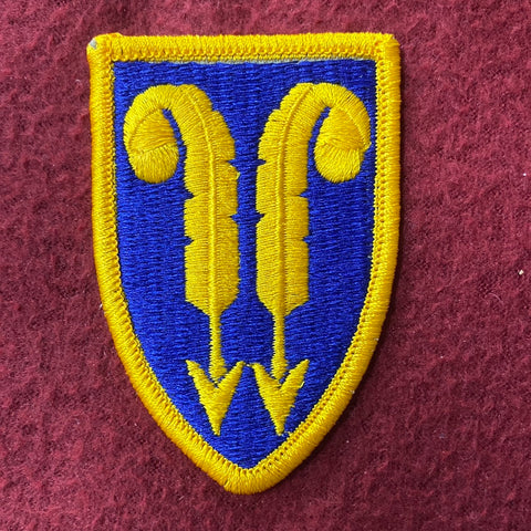 VINTAGE US Army 22nd Support Command Class A Patch Sew-On (12o131)
